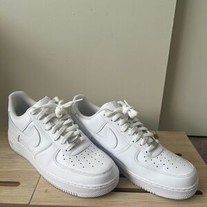 Nike All-White Athletic Shoes